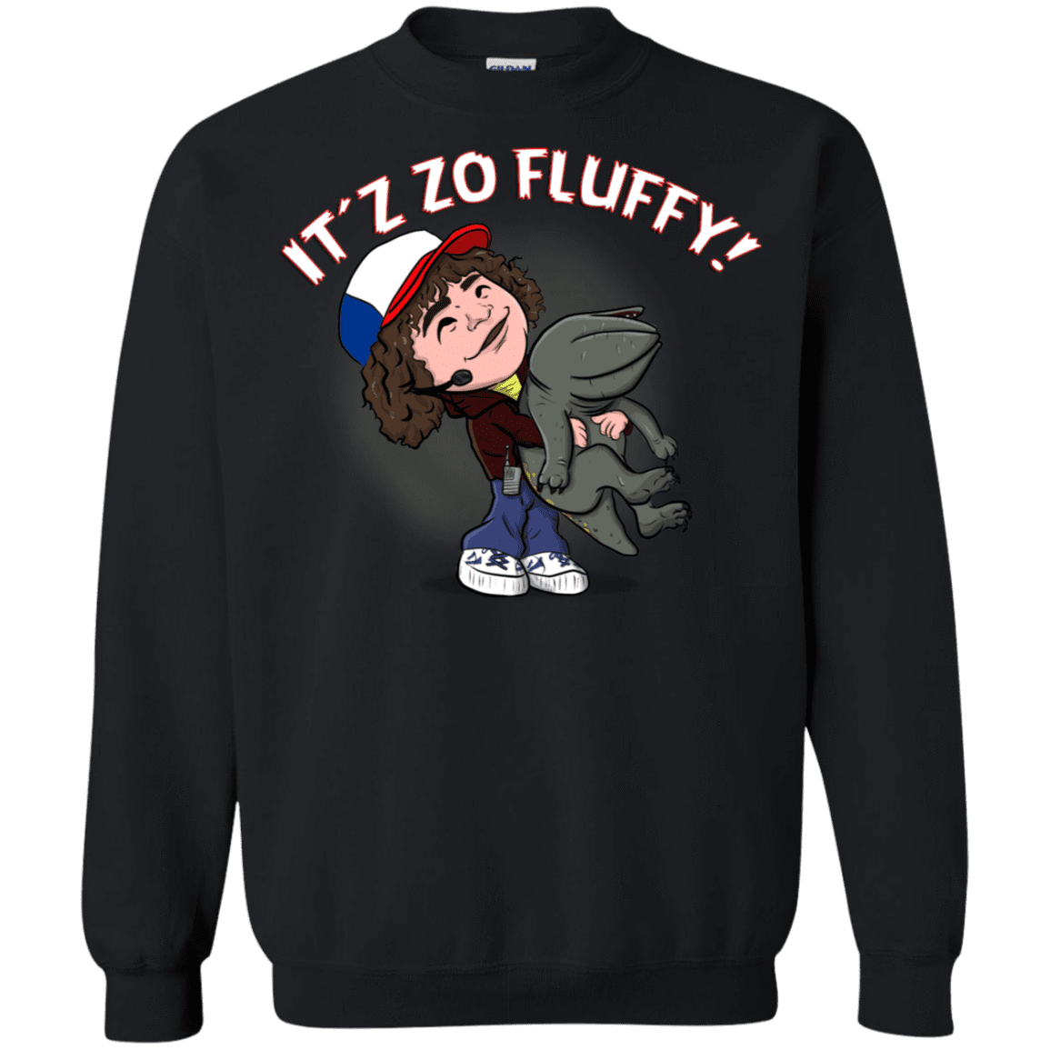 Sweatshirts Black / S It´z Zo Fluffy Crewneck Sweatshirt