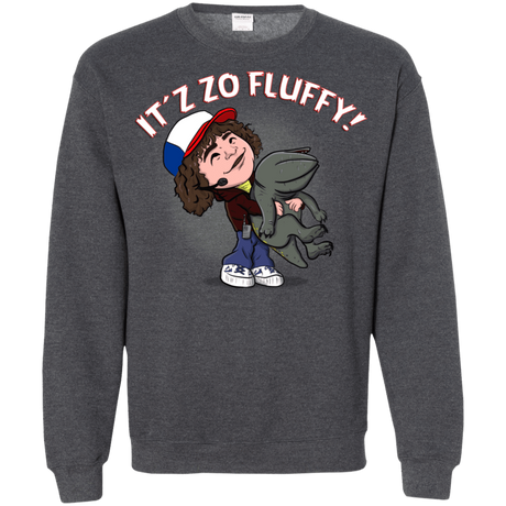 Sweatshirts Dark Heather / S It´z Zo Fluffy Crewneck Sweatshirt