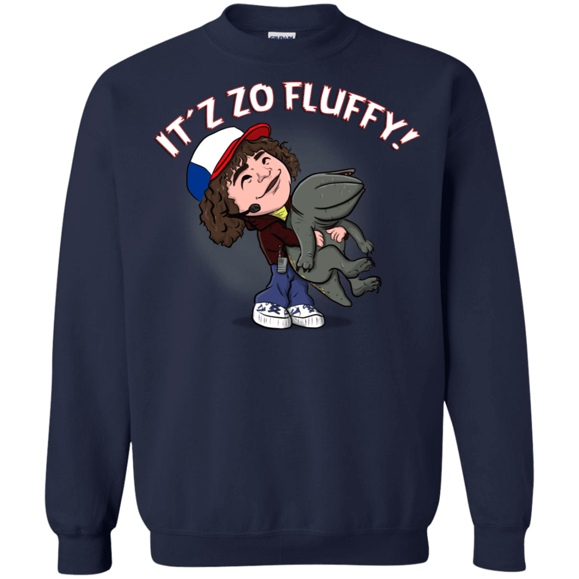 Sweatshirts Navy / S It´z Zo Fluffy Crewneck Sweatshirt