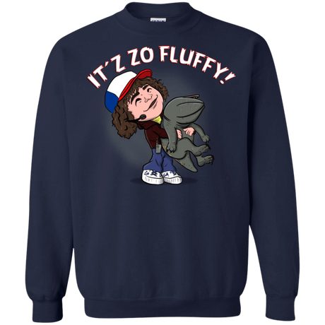 Sweatshirts Navy / S It´z Zo Fluffy Crewneck Sweatshirt