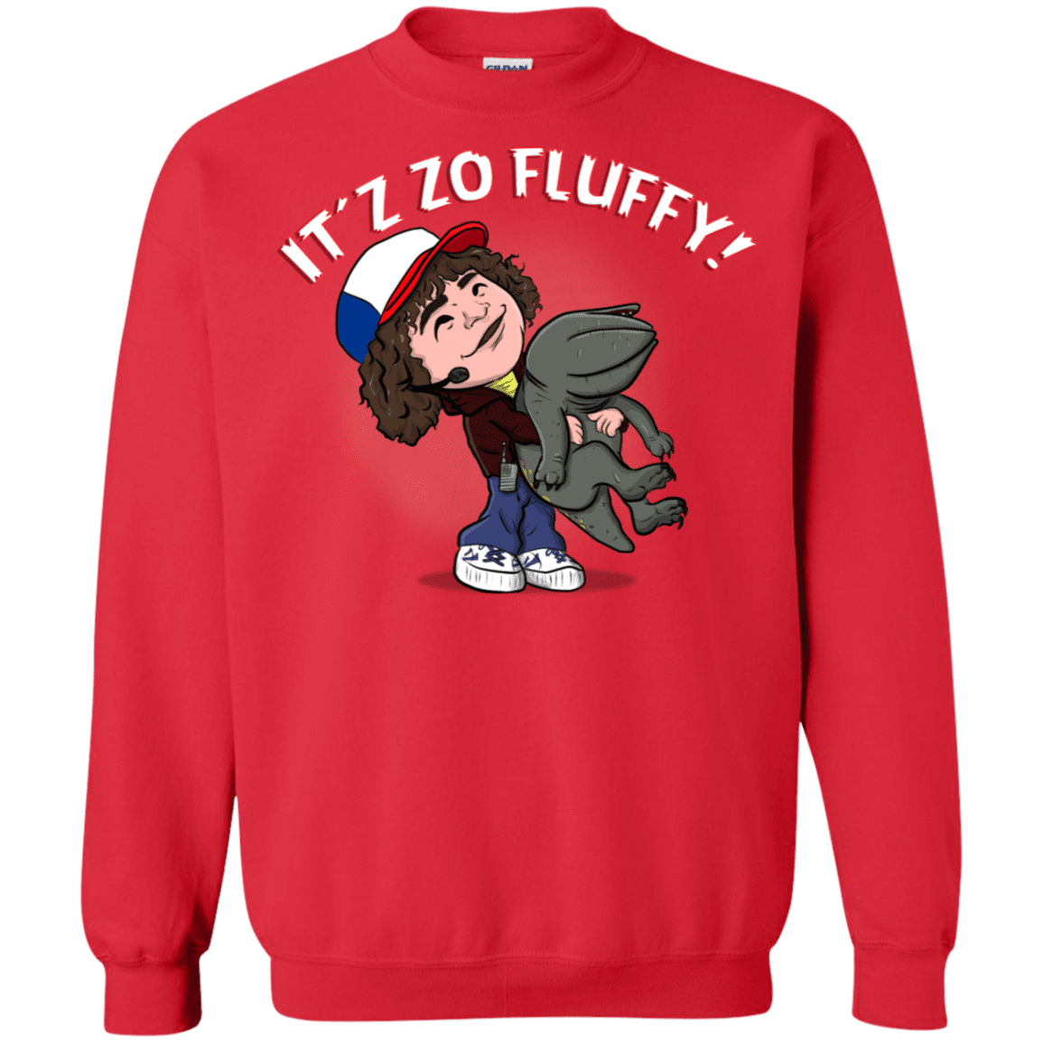 Sweatshirts Red / S It´z Zo Fluffy Crewneck Sweatshirt