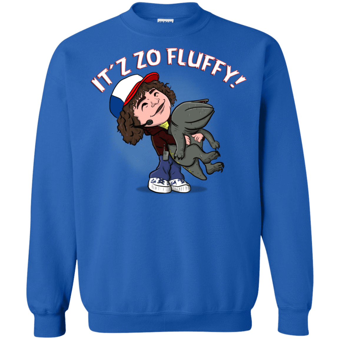 Sweatshirts Royal / S It´z Zo Fluffy Crewneck Sweatshirt