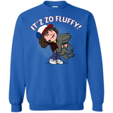 Sweatshirts Royal / S It´z Zo Fluffy Crewneck Sweatshirt