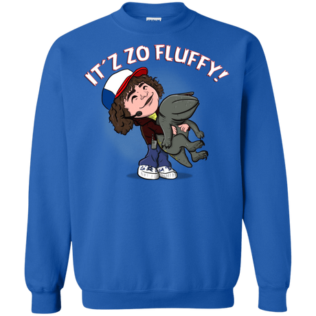 Sweatshirts Royal / S It´z Zo Fluffy Crewneck Sweatshirt