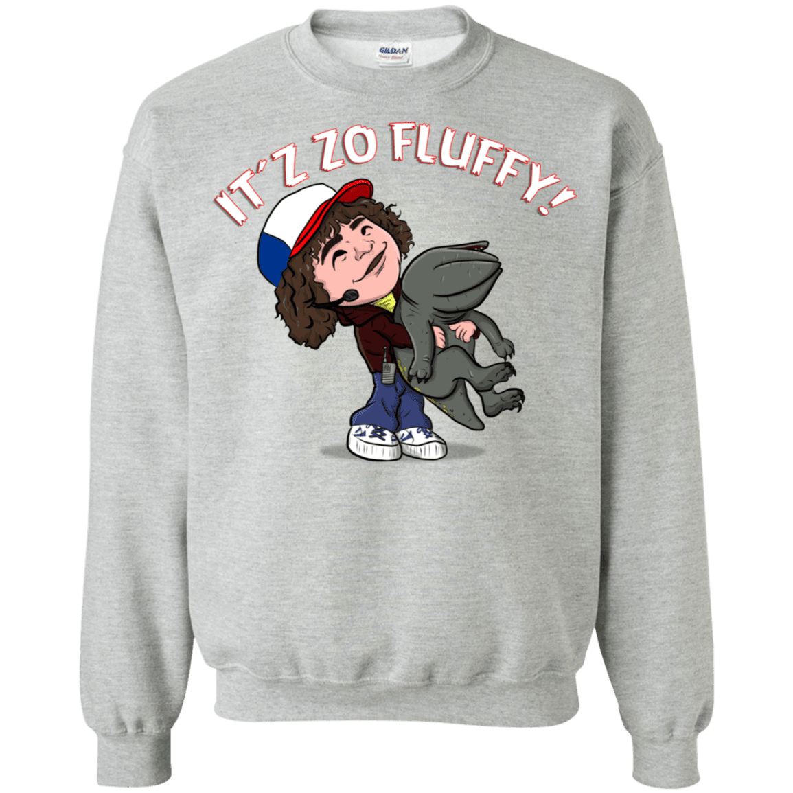 Sweatshirts Sport Grey / S It´z Zo Fluffy Crewneck Sweatshirt