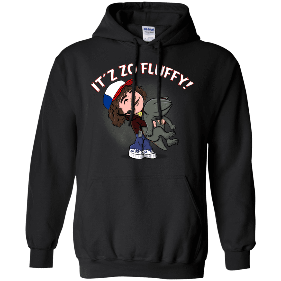 Sweatshirts Black / S It´z Zo Fluffy Pullover Hoodie