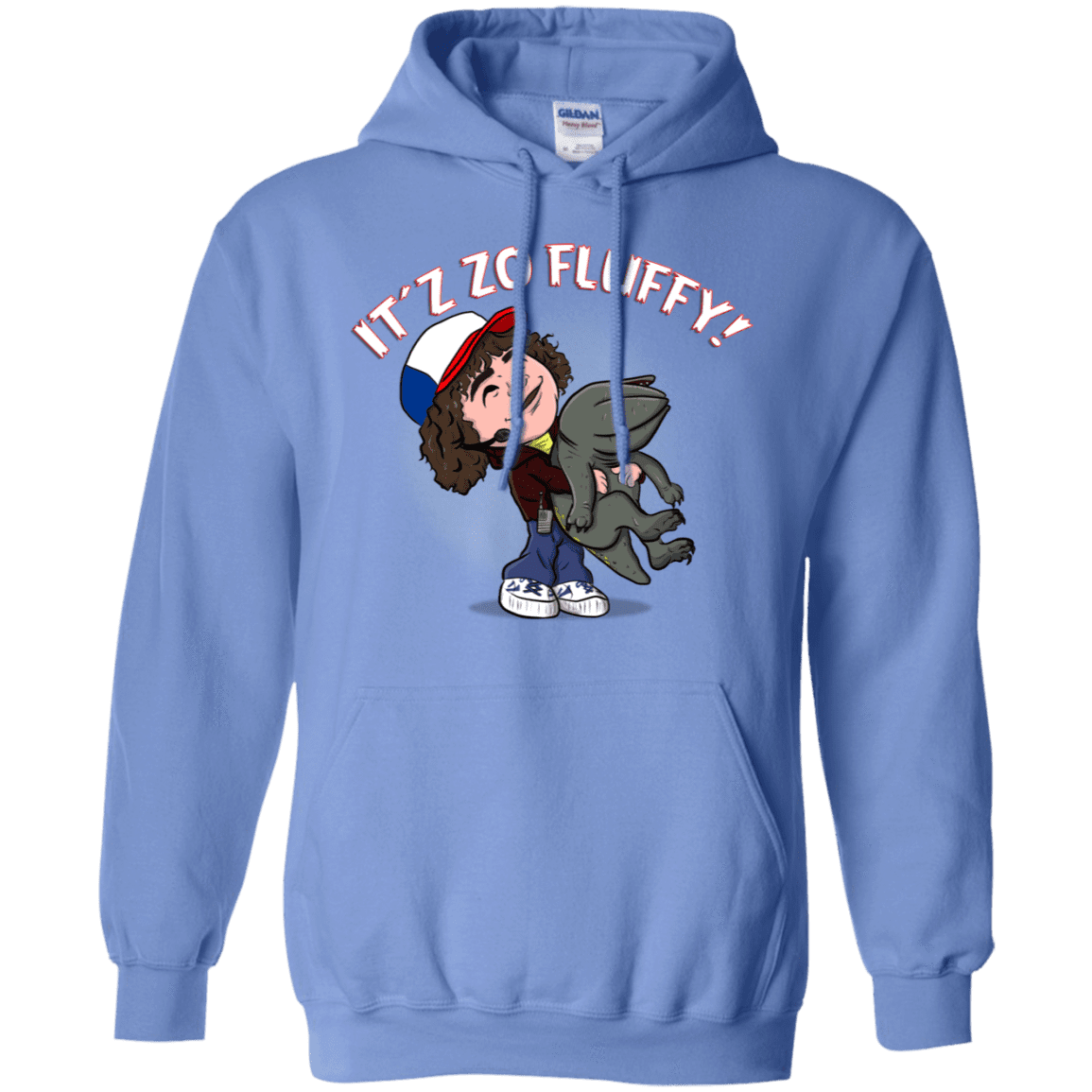 Sweatshirts Carolina Blue / S It´z Zo Fluffy Pullover Hoodie