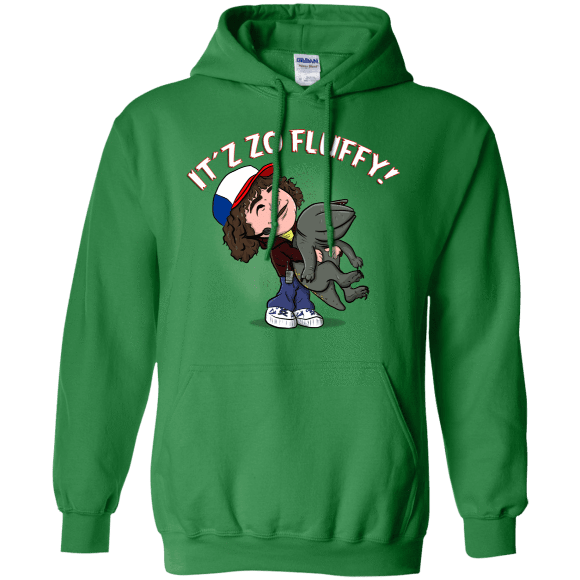 Sweatshirts Irish Green / S It´z Zo Fluffy Pullover Hoodie