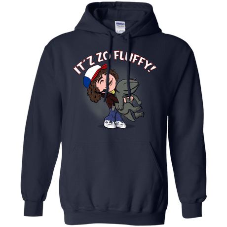 Sweatshirts Navy / S It´z Zo Fluffy Pullover Hoodie