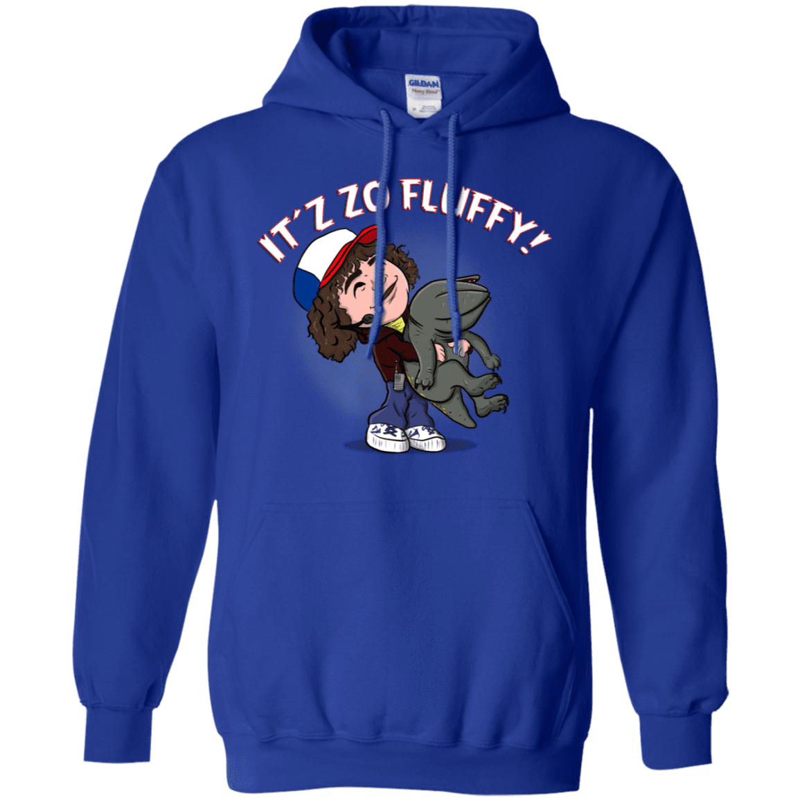 Sweatshirts Royal / S It´z Zo Fluffy Pullover Hoodie