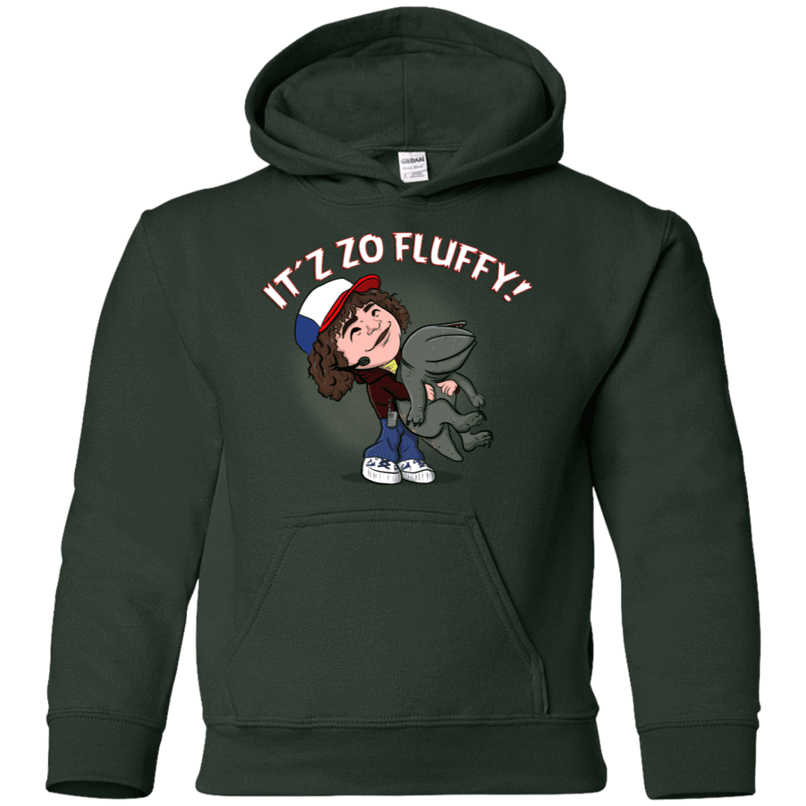 Sweatshirts Forest Green / YS It´z Zo Fluffy Youth Hoodie