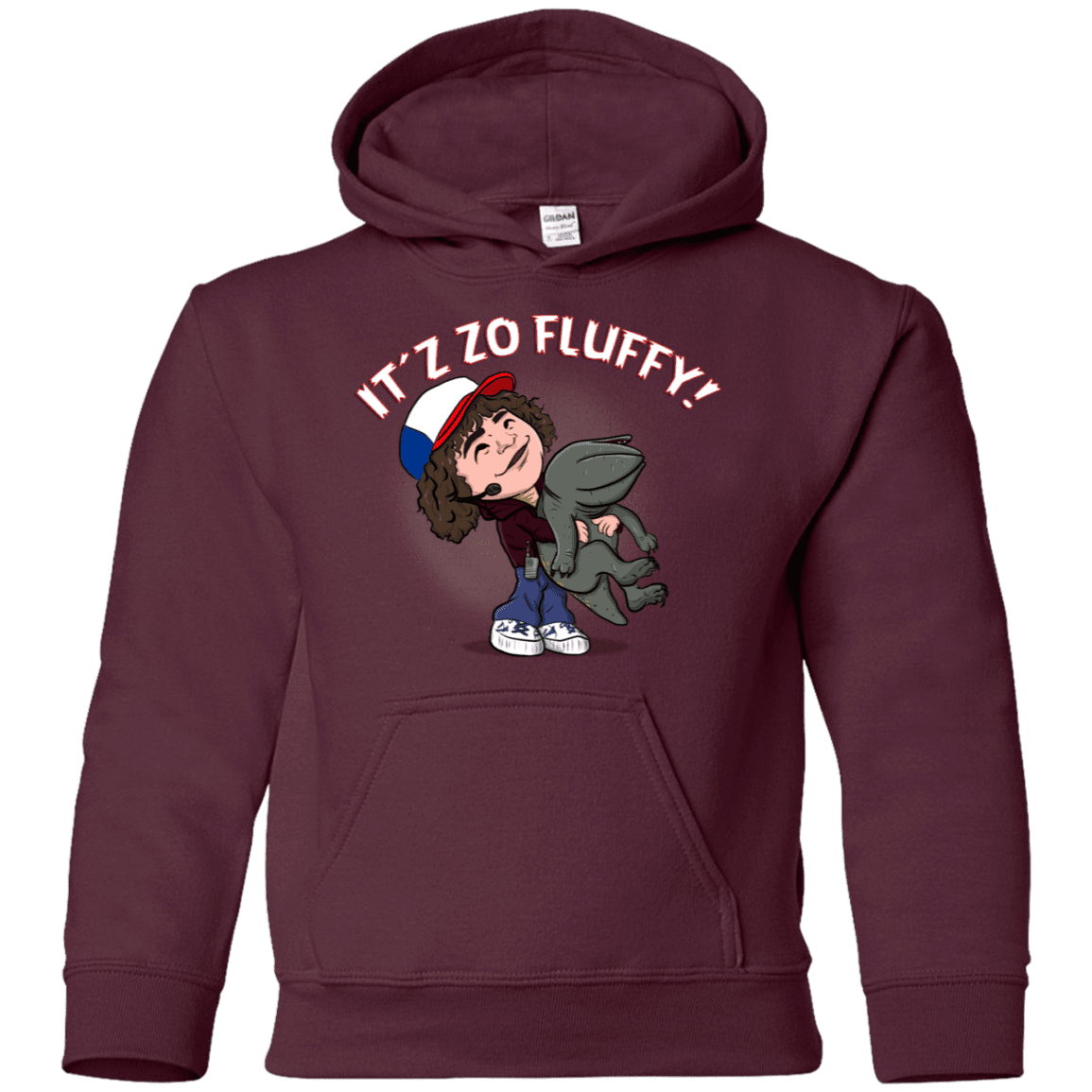 Sweatshirts Maroon / YS It´z Zo Fluffy Youth Hoodie