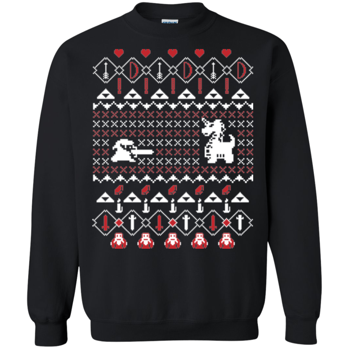 Sweatshirts Black / Small Its Dangerous To Go Alone At Christmas Crewneck Sweatshirt