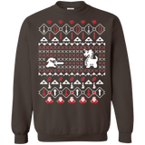 Sweatshirts Dark Chocolate / Small Its Dangerous To Go Alone At Christmas Crewneck Sweatshirt