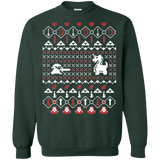 Sweatshirts Forest Green / Small Its Dangerous To Go Alone At Christmas Crewneck Sweatshirt