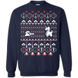 Sweatshirts Navy / Small Its Dangerous To Go Alone At Christmas Crewneck Sweatshirt