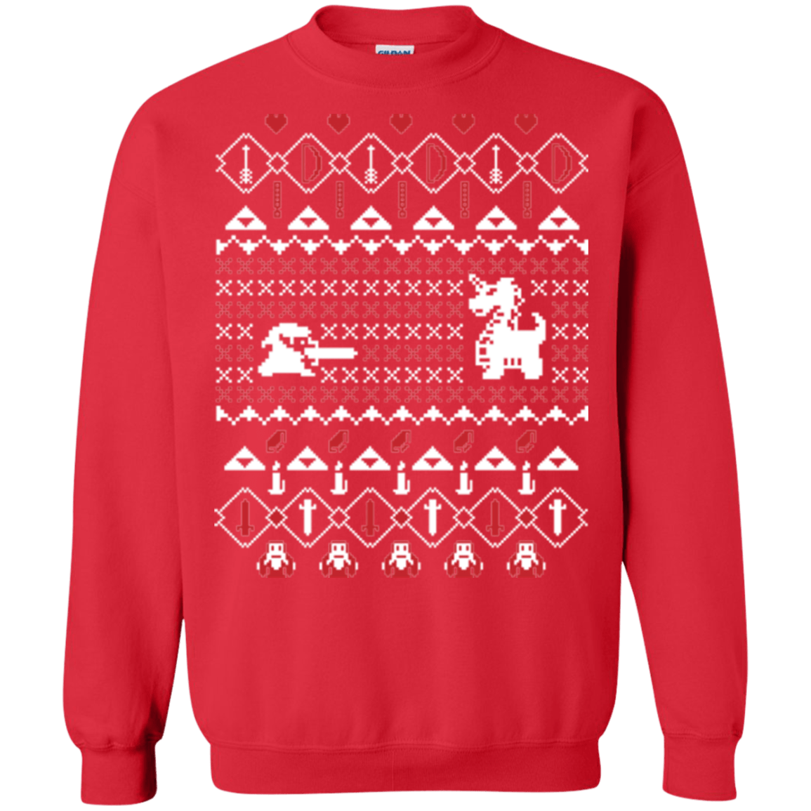 Sweatshirts Red / Small Its Dangerous To Go Alone At Christmas Crewneck Sweatshirt