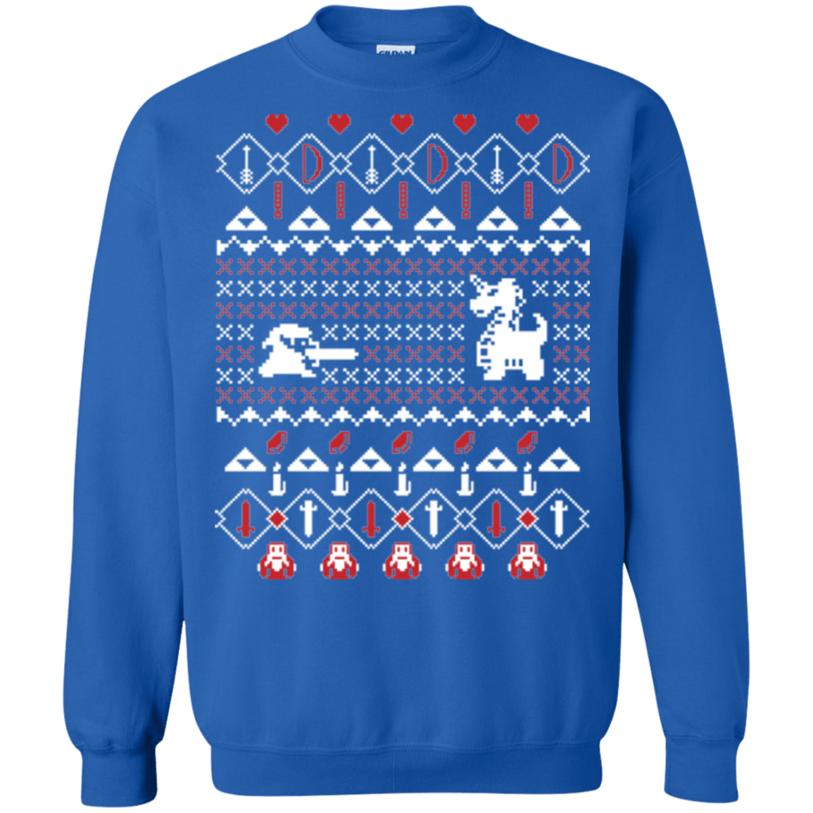 Sweatshirts Royal / Small Its Dangerous To Go Alone At Christmas Crewneck Sweatshirt