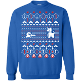 Sweatshirts Royal / Small Its Dangerous To Go Alone At Christmas Crewneck Sweatshirt