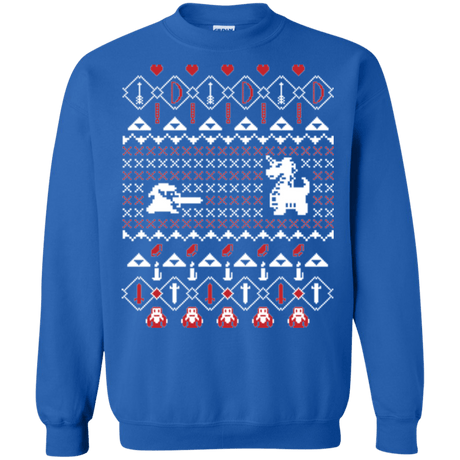 Sweatshirts Royal / Small Its Dangerous To Go Alone At Christmas Crewneck Sweatshirt