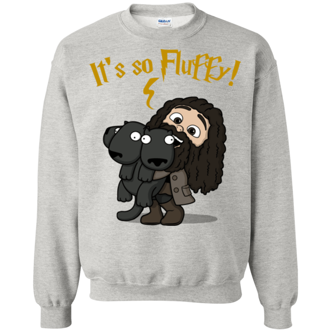 Sweatshirts Ash / Small Its So Fluffy Crewneck Sweatshirt