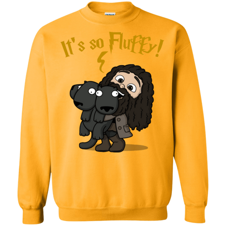 Sweatshirts Gold / Small Its So Fluffy Crewneck Sweatshirt