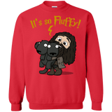 Sweatshirts Red / Small Its So Fluffy Crewneck Sweatshirt