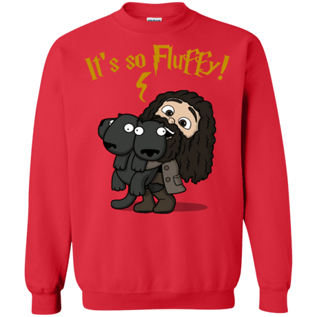 Sweatshirts Red / Small Its So Fluffy Crewneck Sweatshirt