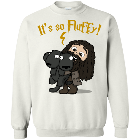 Sweatshirts White / Small Its So Fluffy Crewneck Sweatshirt