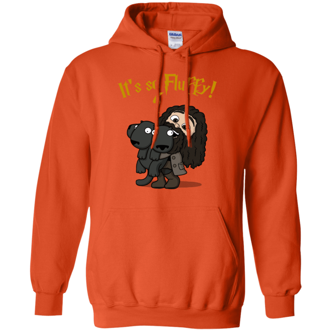 Sweatshirts Orange / Small Its So Fluffy Pullover Hoodie