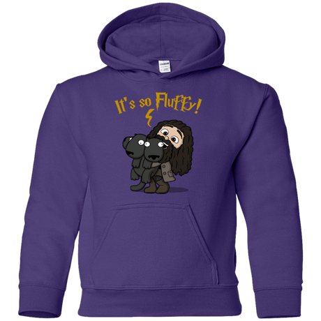 Sweatshirts Purple / YS Its So Fluffy Youth Hoodie