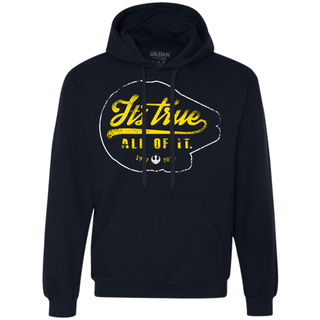 Sweatshirts Navy / S Its True Premium Fleece Hoodie