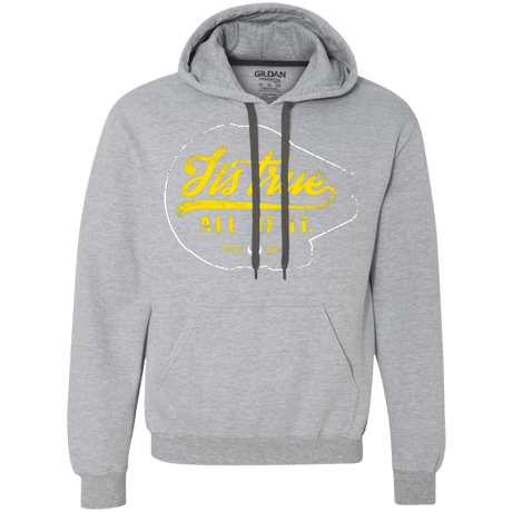 Sweatshirts Sport Grey / S Its True Premium Fleece Hoodie