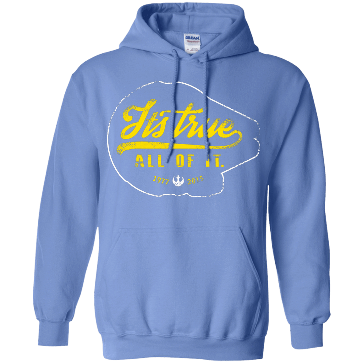 Sweatshirts Carolina Blue / S Its True Pullover Hoodie