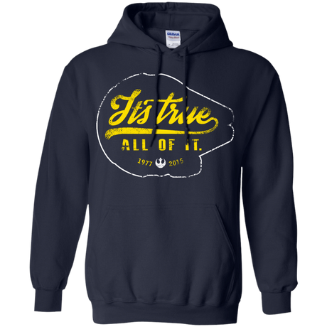 Sweatshirts Navy / S Its True Pullover Hoodie