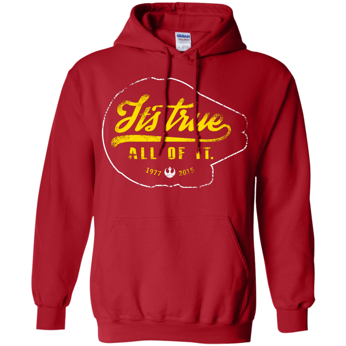 Sweatshirts Red / S Its True Pullover Hoodie