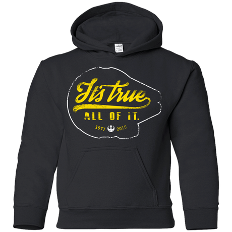 Sweatshirts Black / YS Its True Youth Hoodie