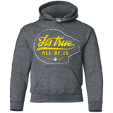 Sweatshirts Dark Heather / YS Its True Youth Hoodie