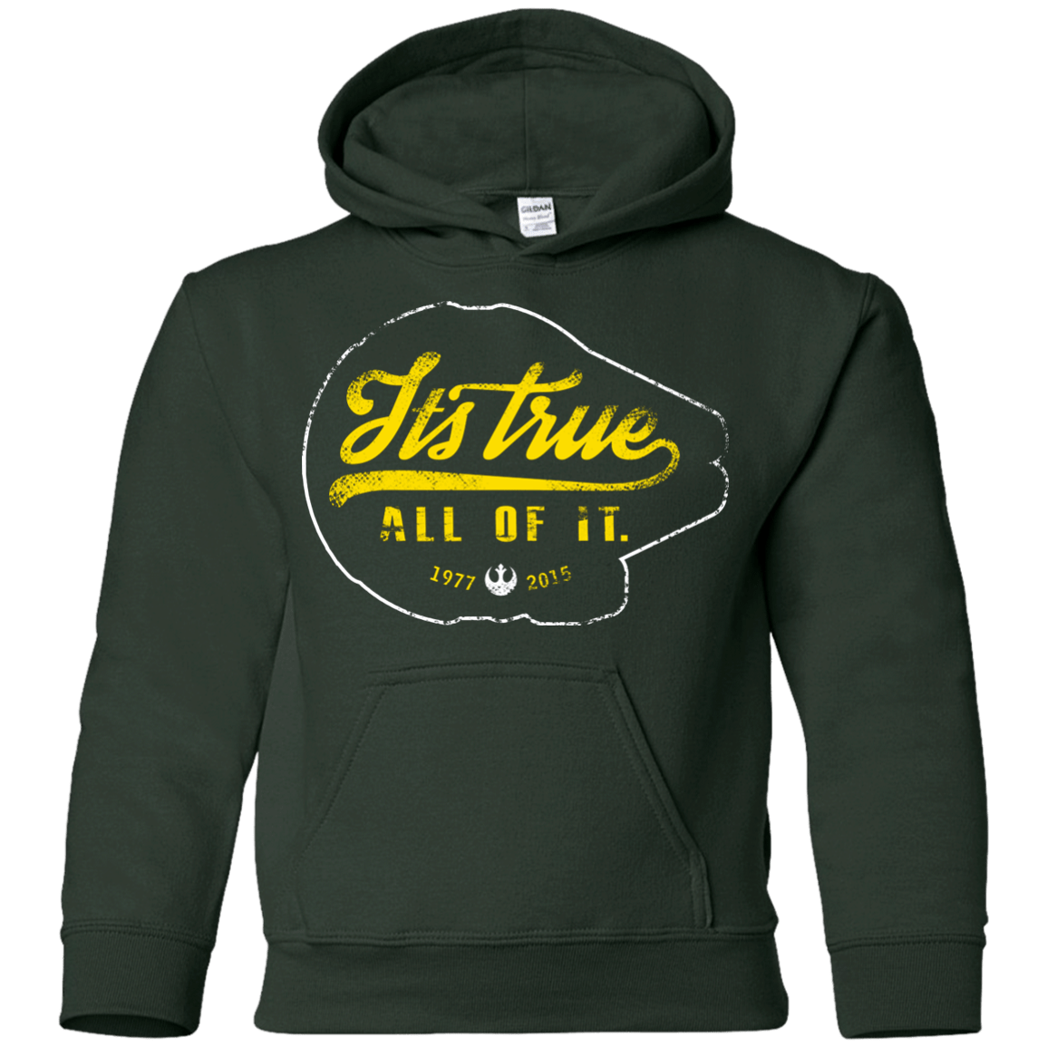Sweatshirts Forest Green / YS Its True Youth Hoodie