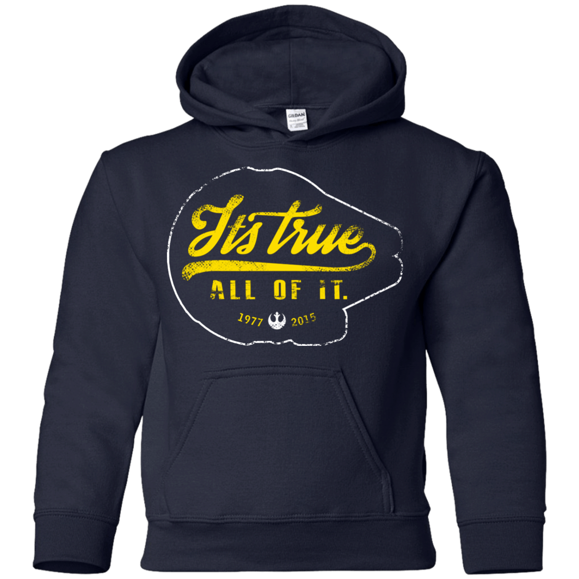 Sweatshirts Navy / YS Its True Youth Hoodie