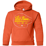 Sweatshirts Orange / YS Its True Youth Hoodie
