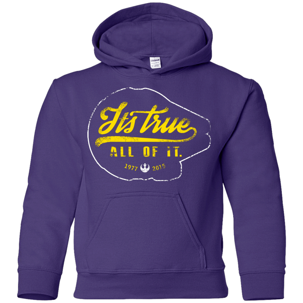 Sweatshirts Purple / YS Its True Youth Hoodie