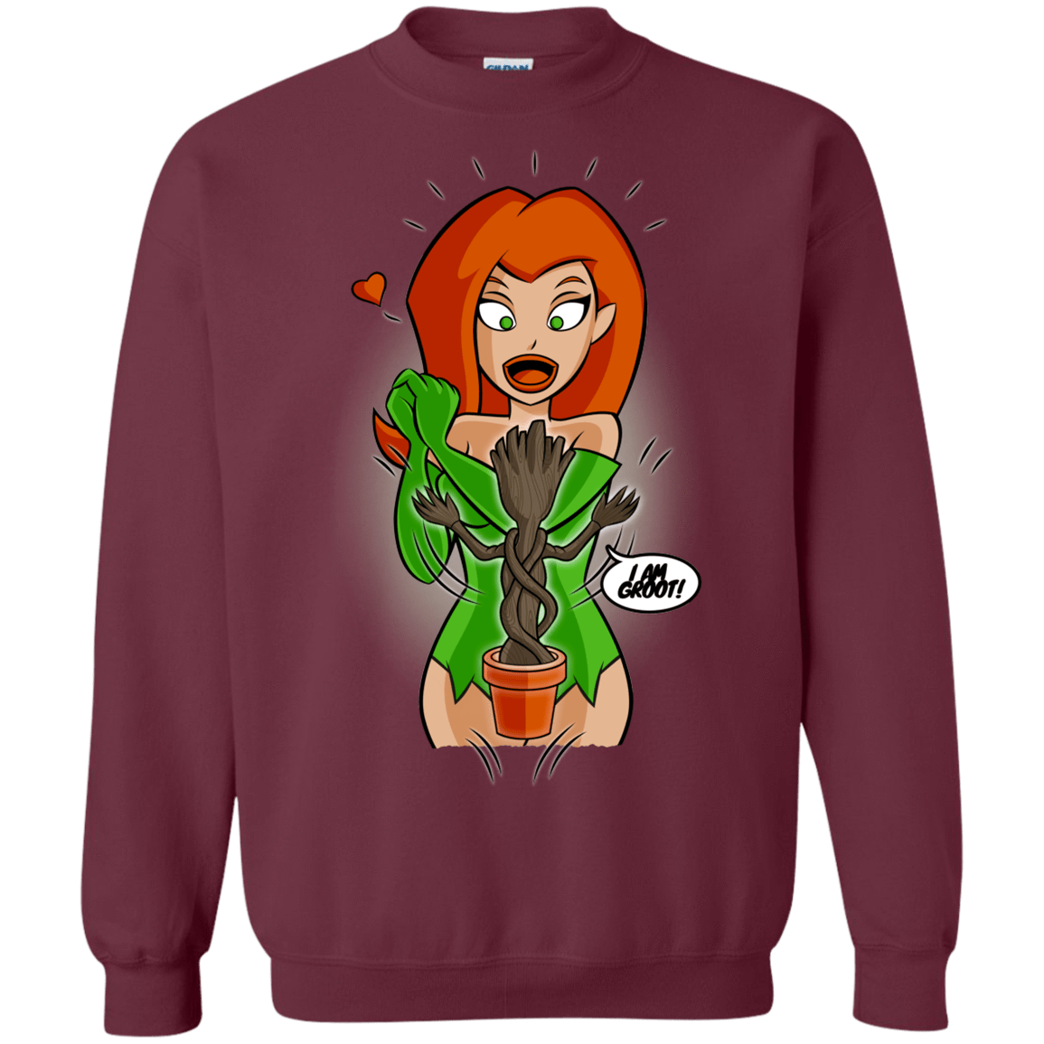 Sweatshirts Maroon / S Ivy&Groot Crewneck Sweatshirt