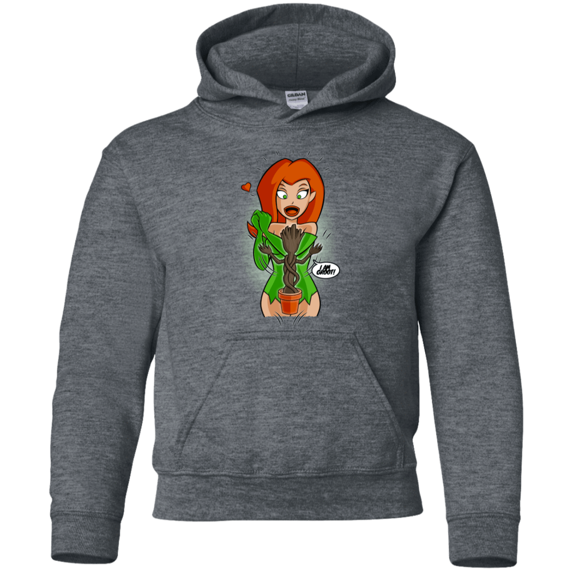 Sweatshirts Dark Heather / YS Ivy&Groot Youth Hoodie