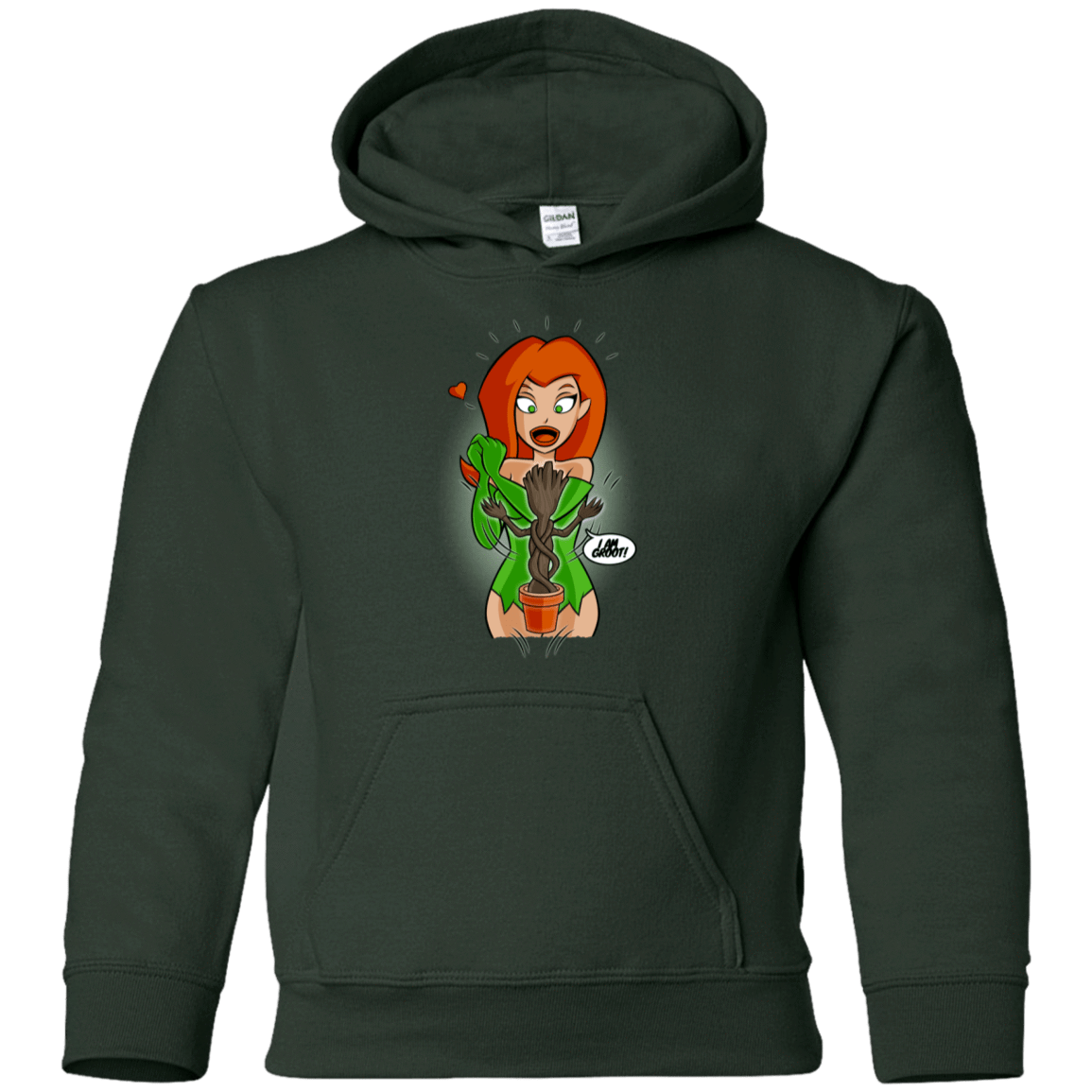 Sweatshirts Forest Green / YS Ivy&Groot Youth Hoodie