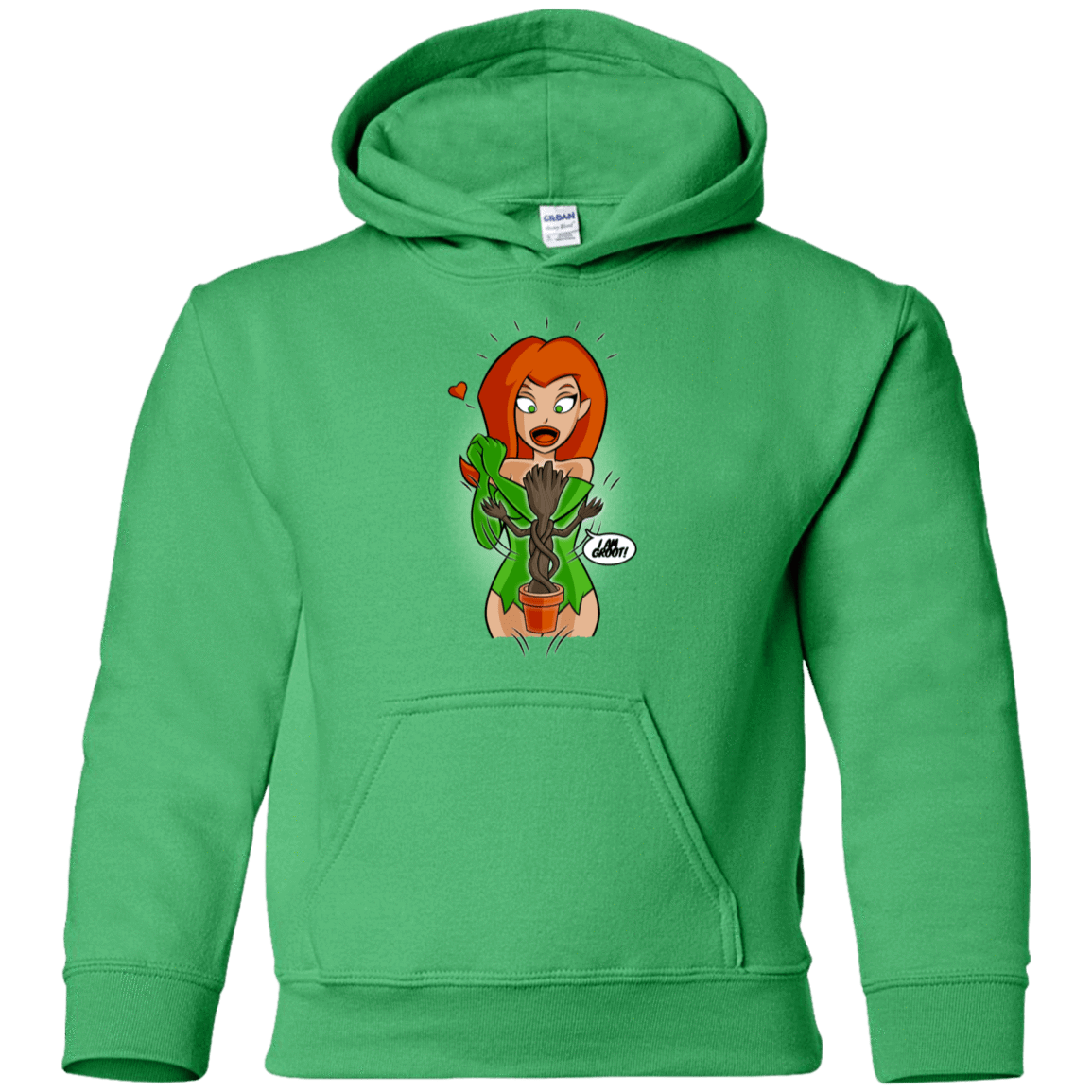 Sweatshirts Irish Green / YS Ivy&Groot Youth Hoodie