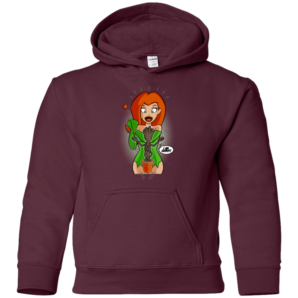 Sweatshirts Maroon / YS Ivy&Groot Youth Hoodie