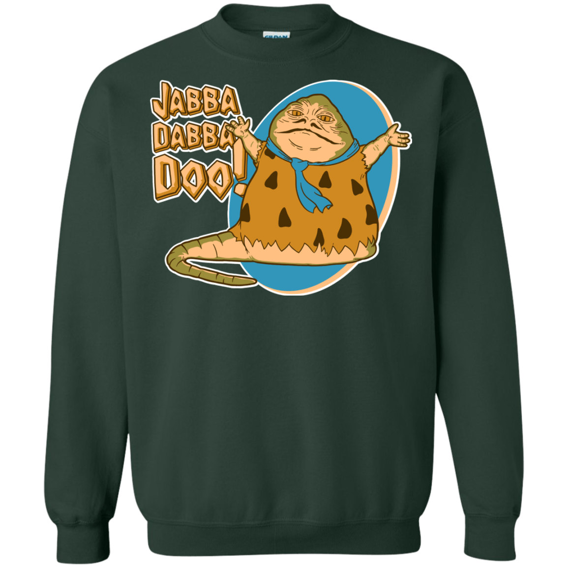 Sweatshirts Forest Green / S Jabba Dabba Doo Crewneck Sweatshirt
