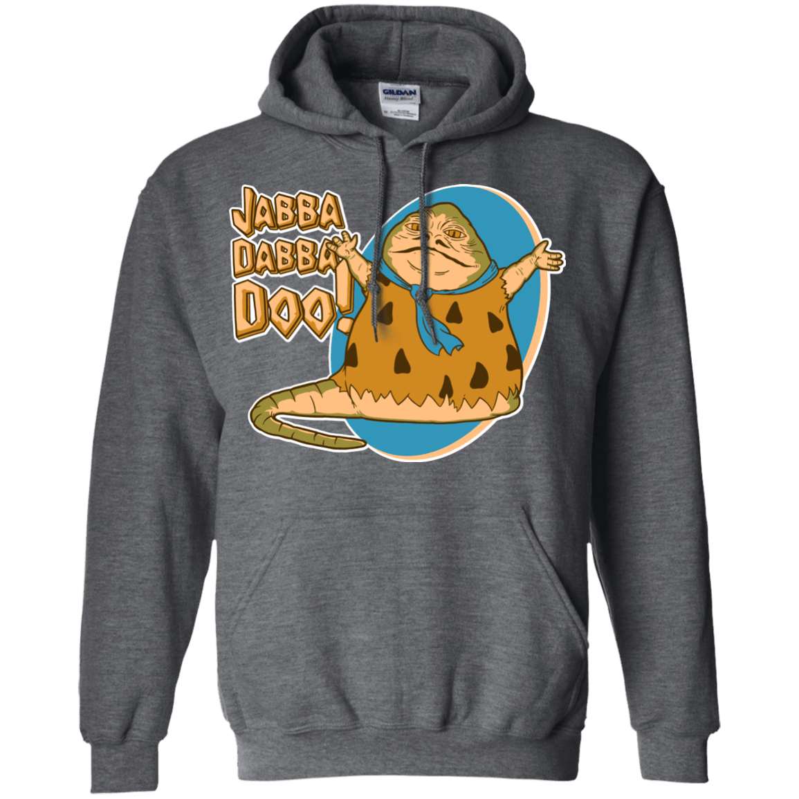 Sweatshirts Dark Heather / S Jabba Dabba Doo Pullover Hoodie