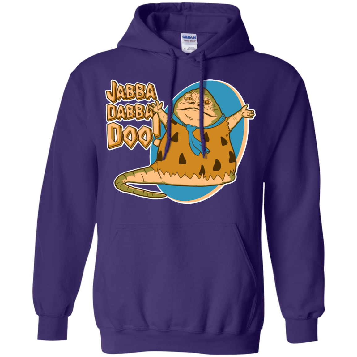 Sweatshirts Purple / S Jabba Dabba Doo Pullover Hoodie